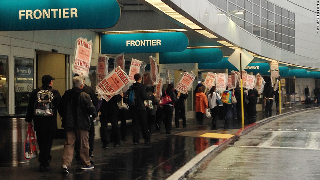 sf airport strike 