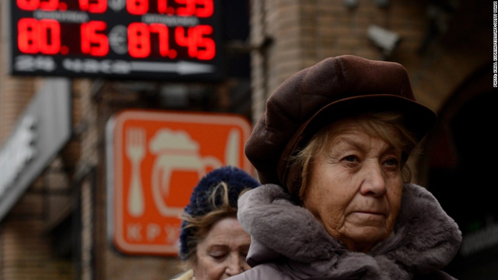 russia ruble wednesday