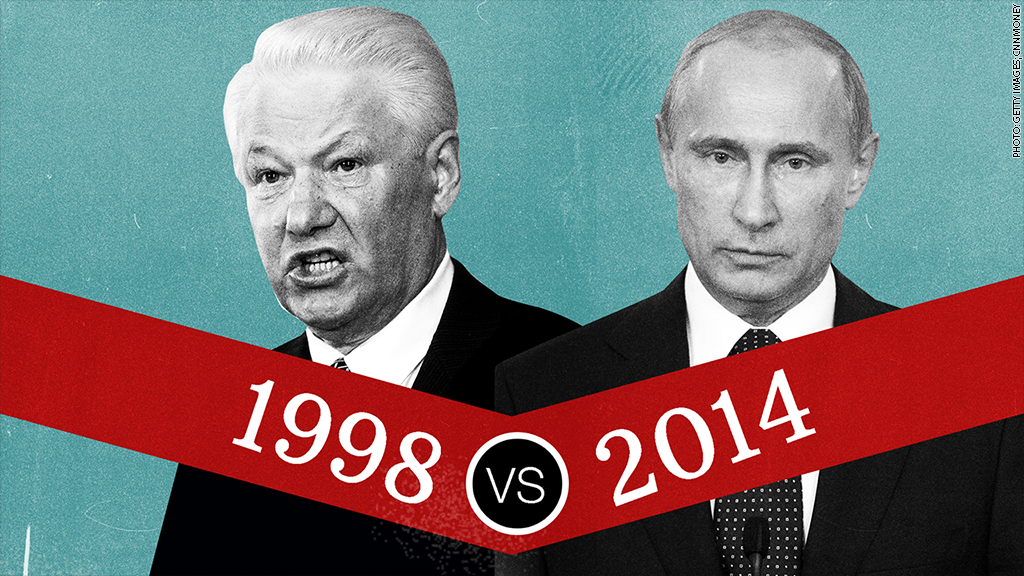 yeltsin vs putin