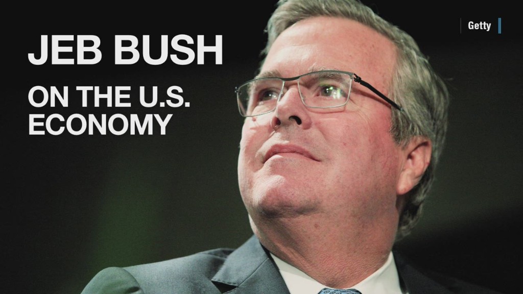 Jeb Bush's views on the U.S. economy