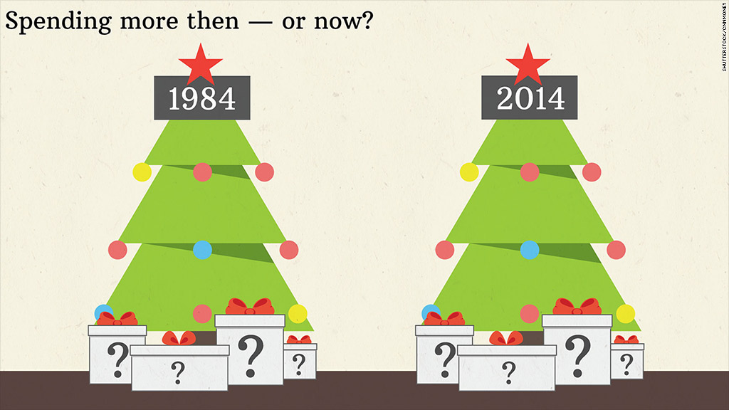 christmas spending then now