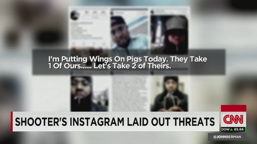NYPD shooter's Instagram laid out threats 