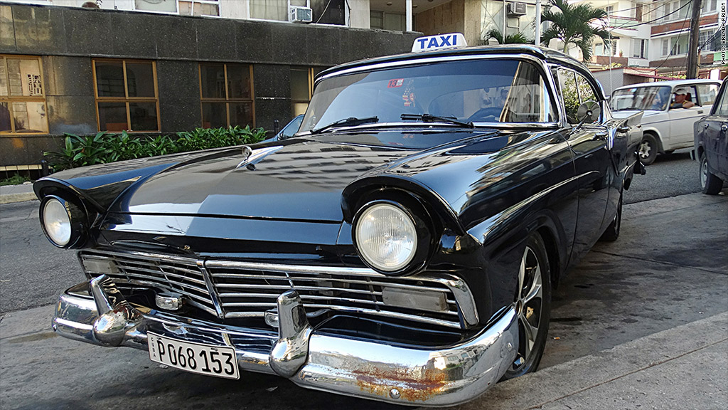 cuban cars taxi 