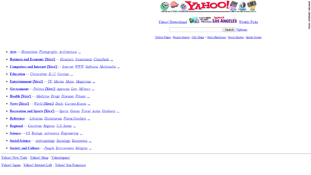 Internet icon dies as Yahoo Directory goes dark