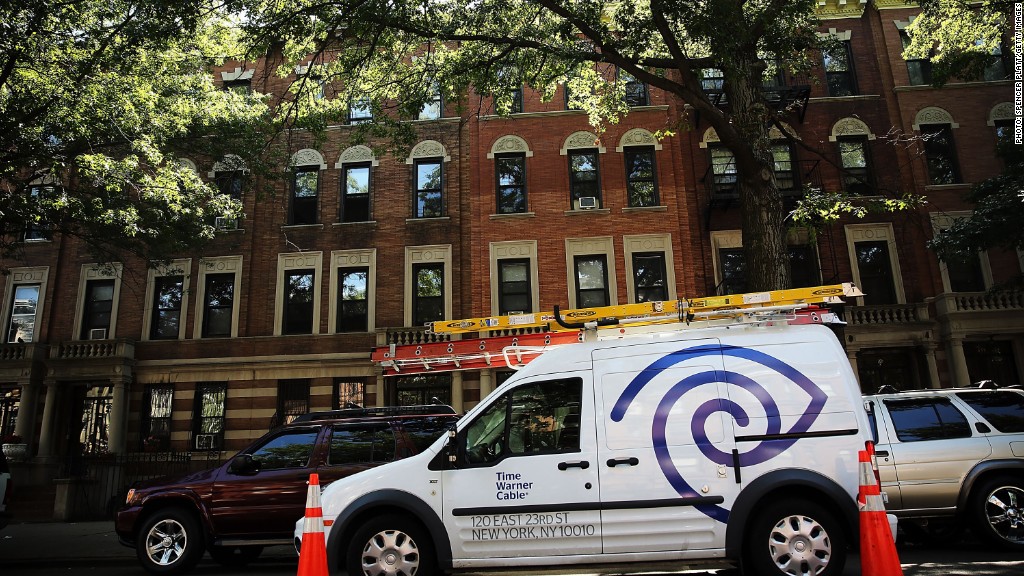 time warner cable truck