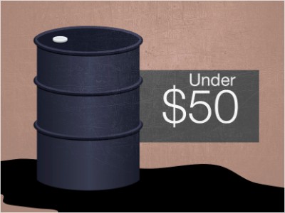 oil prices under 50