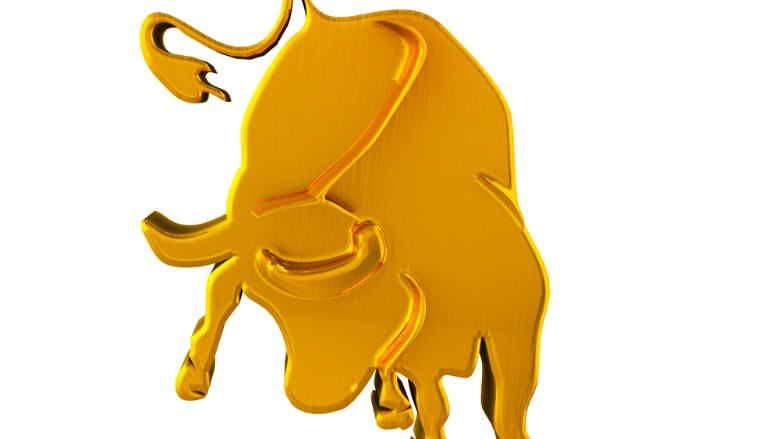 gold bull