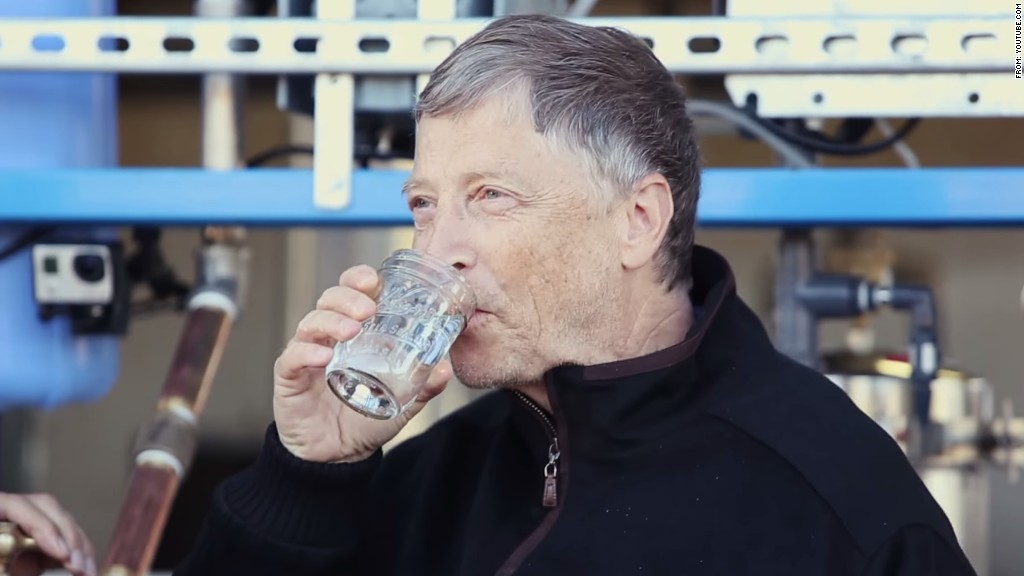 gates feces drinking water