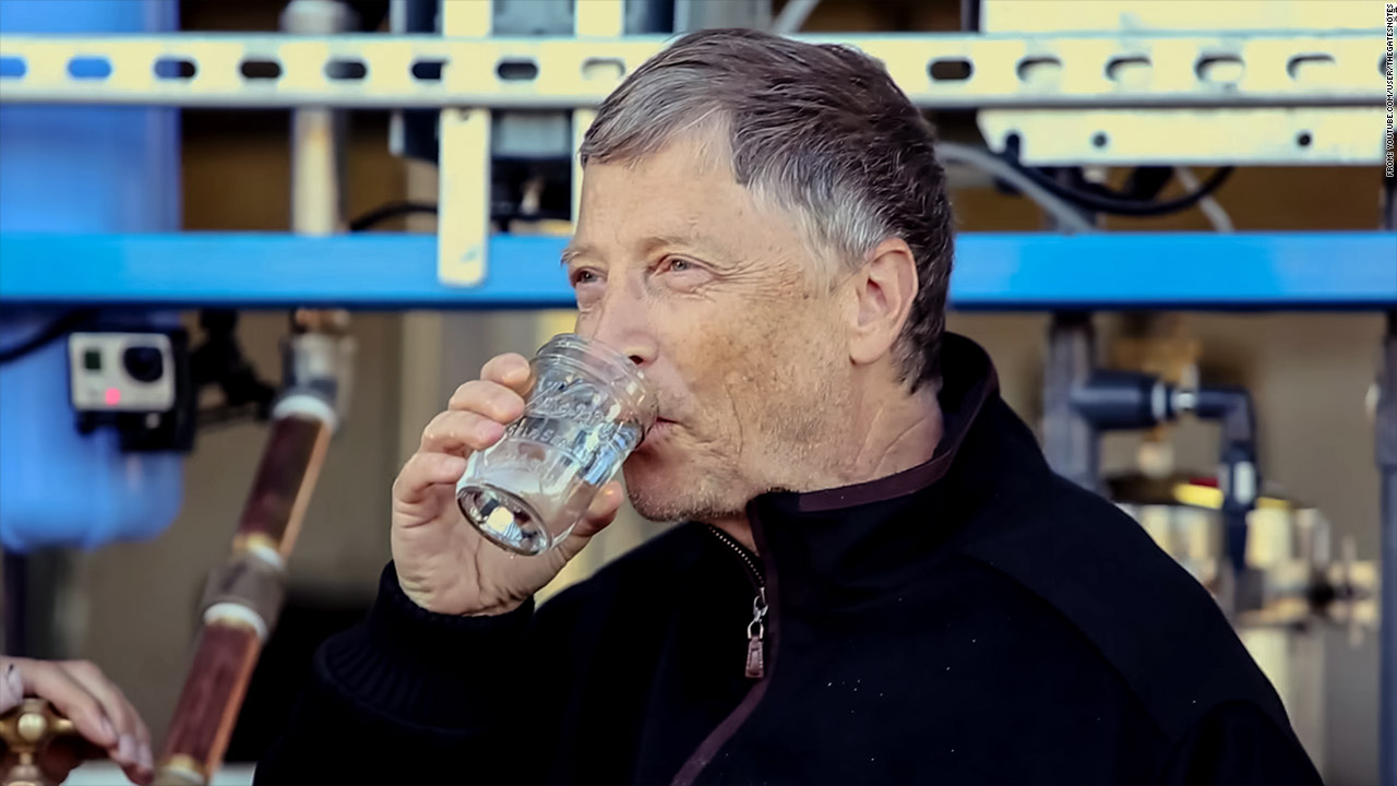 Why Bill Gates drank wastewater - Video - Technology