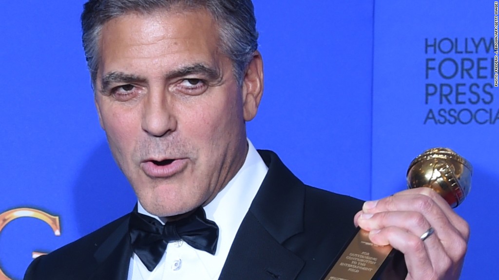 George Clooney's Golden Globes speech in :60