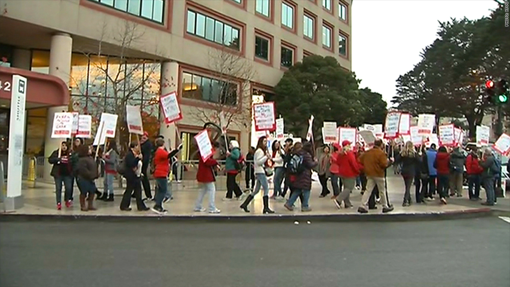 kaiser permanente hospital strikes