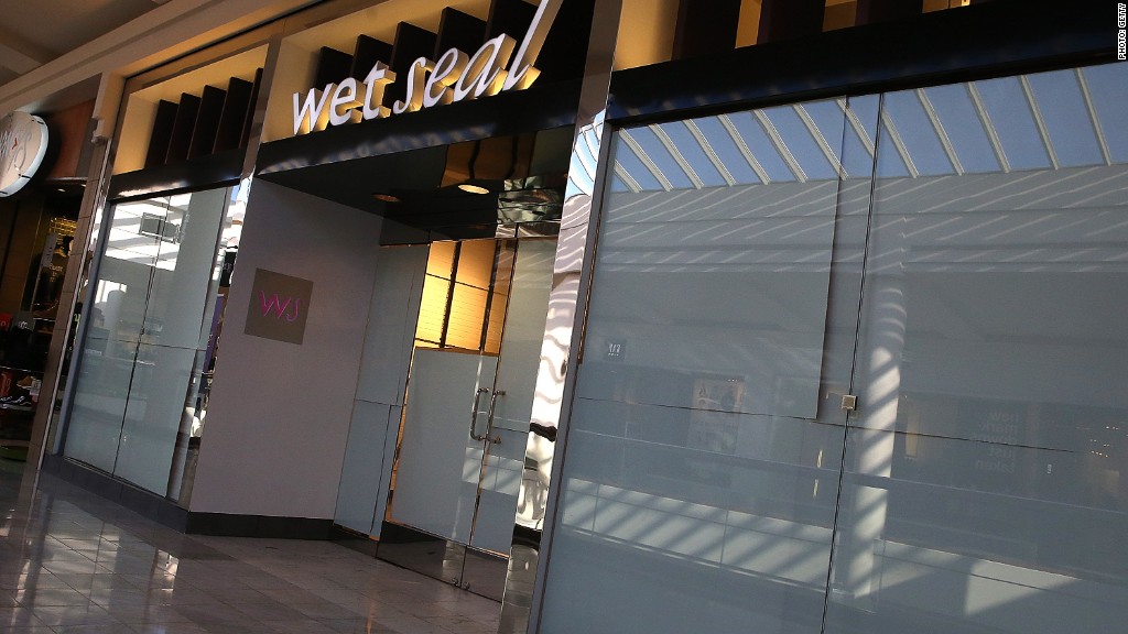 Wet Seal retail bankruptcy