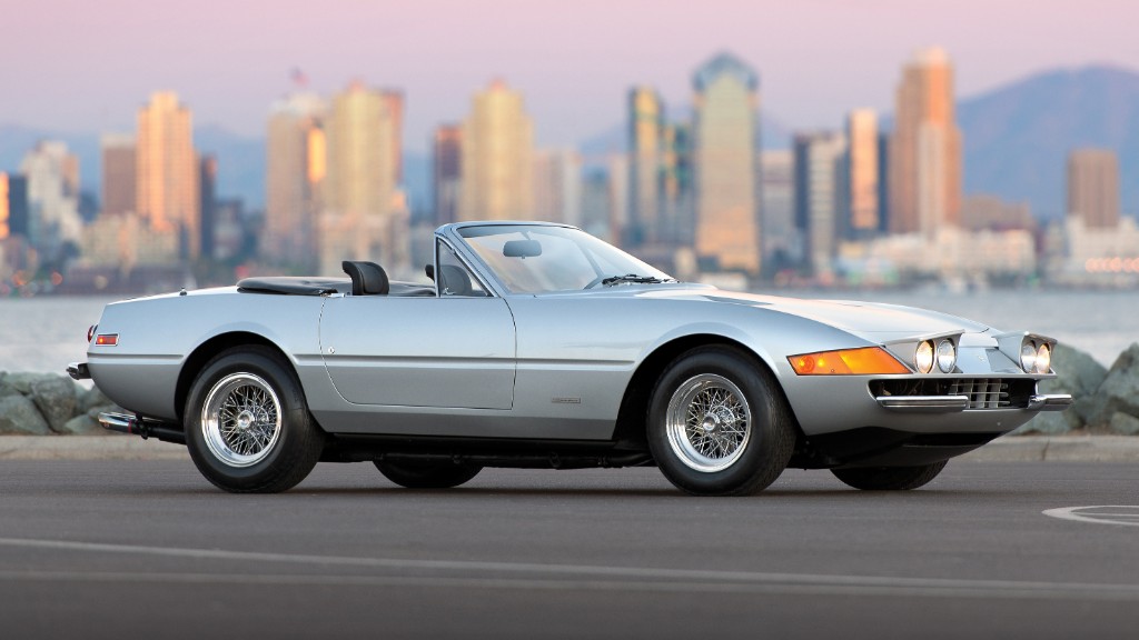 scottsdale auctions 1973 ferrari 365 gts4 daytona spyder