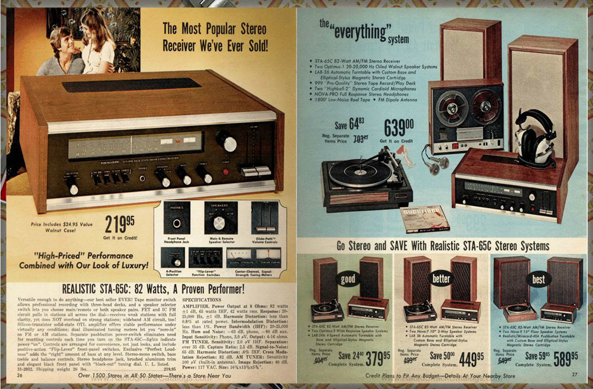 Radio Shack stereo systems - Good, Better, Best : r/nostalgia