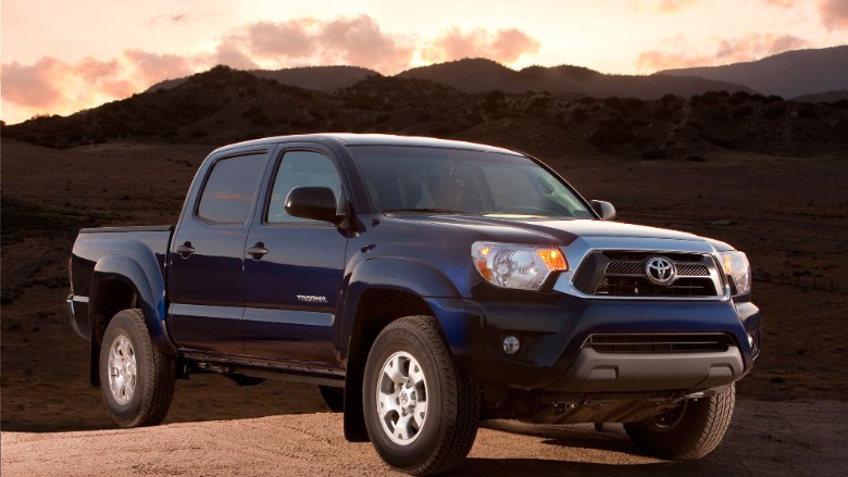 best resale value 2015 toyota tacoma