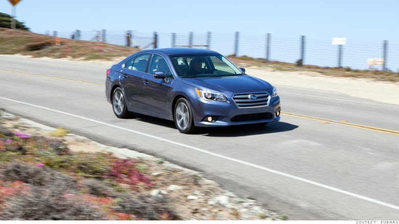 best resale value 2015 subaru legacy