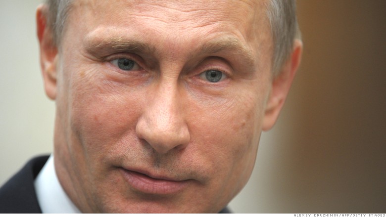 Russia Putin close up