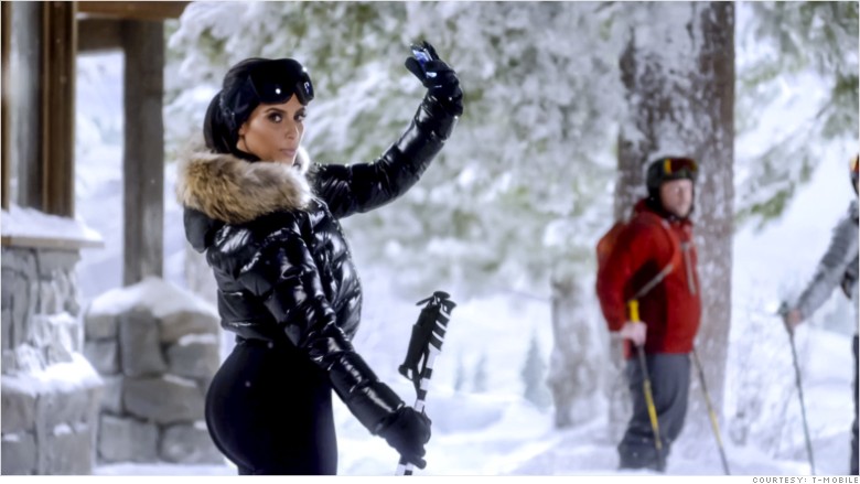 tmobile super bowl kim kardashian