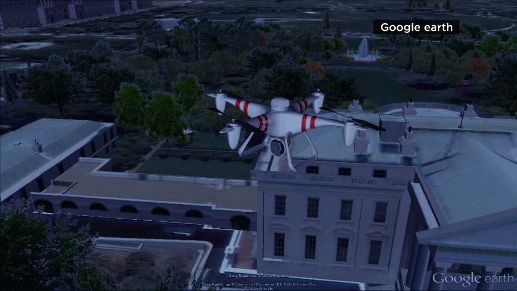 This drone crashed the White House lawn