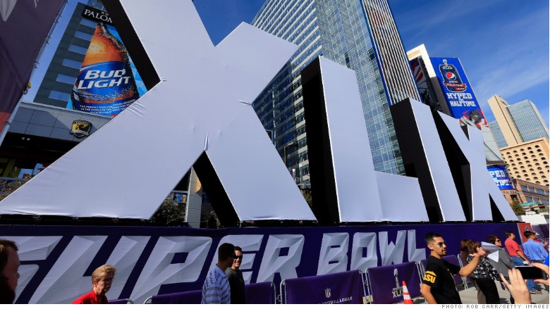 Super Bowl XLIX sign