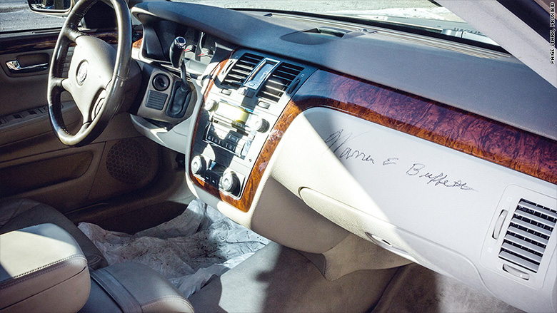 warren buffett cadillac interior