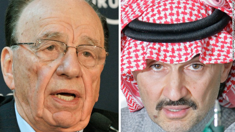 Billionaire Saudi Prince Unloads Most Of His Stake In News Corp