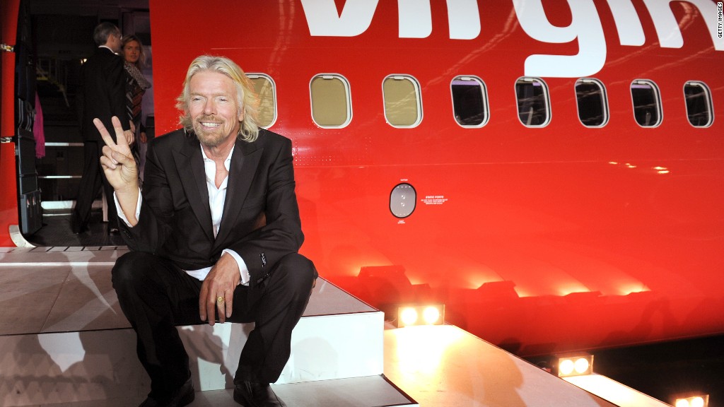 What's in Richard Branson's suitcase?