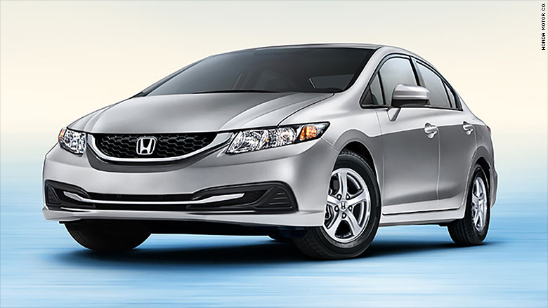 greenest cars 2015 honda civic cng