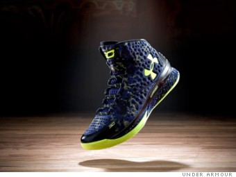 The face of Under Armour's basketball shoe: Steph