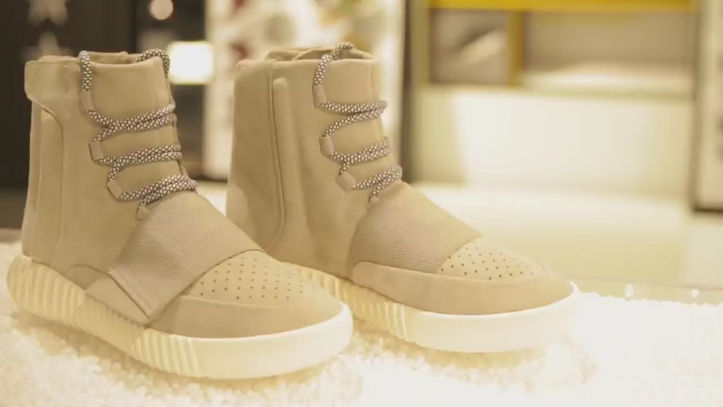 Kanye's sneakers are selling for thousands