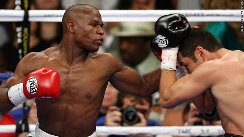 mayweather de la hoya