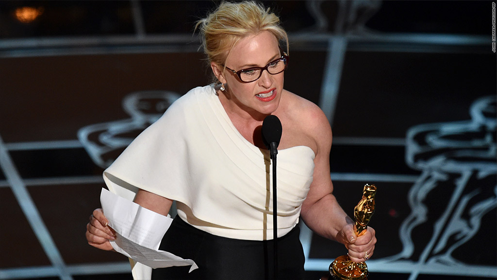 Patricia Arquette: 'It's our time to have wage equality'