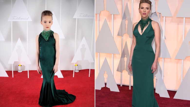 Scarlett Johansson - Meet the kids dressed as Oscars red ...