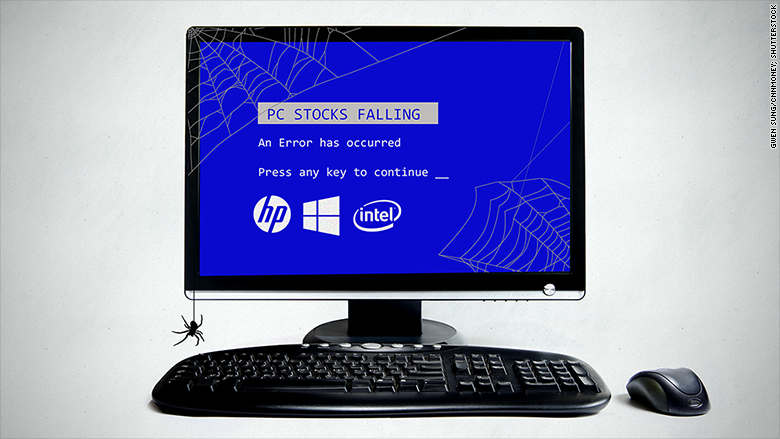 pc stocks down