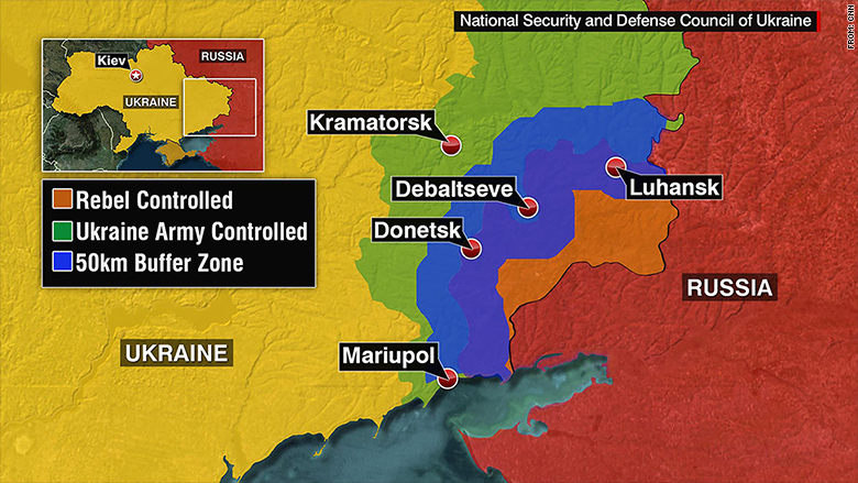 ukraine war 2020 map