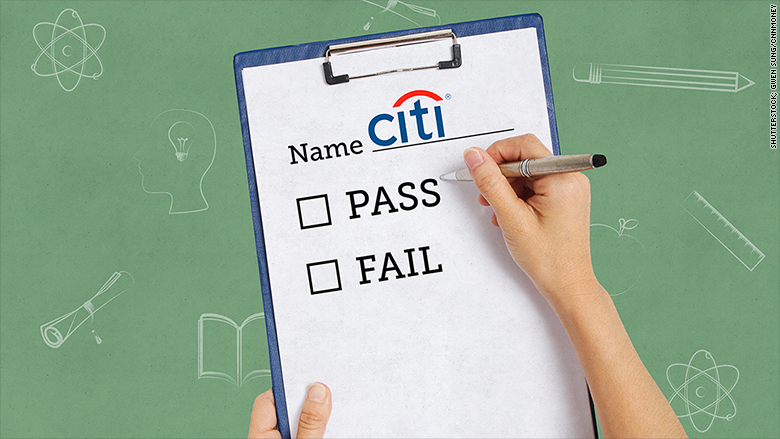 citigroup pass fail