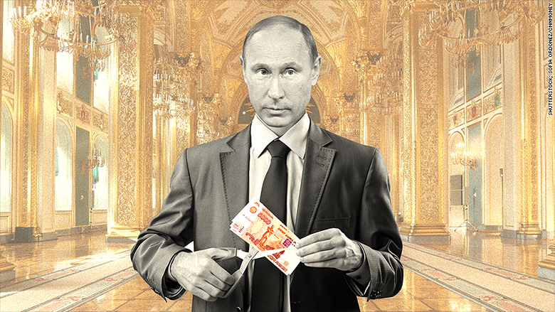 putin pay cut