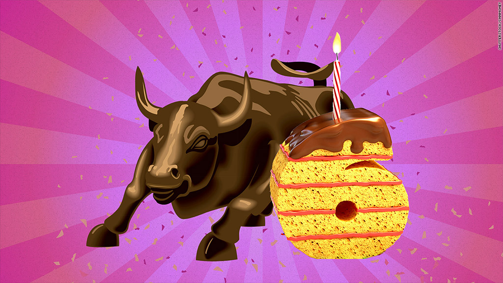 The bull market turns six