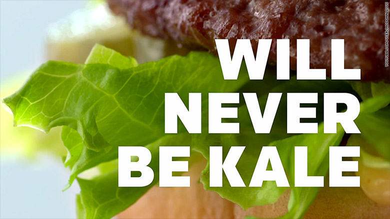 mcdonalds never be kale