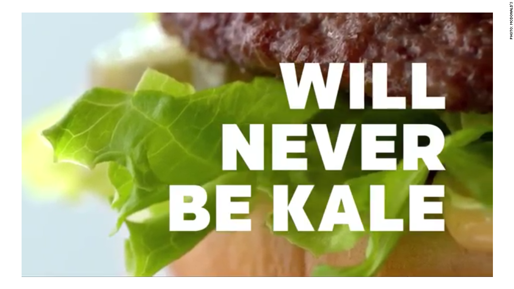 Want kale with that Big Mac?