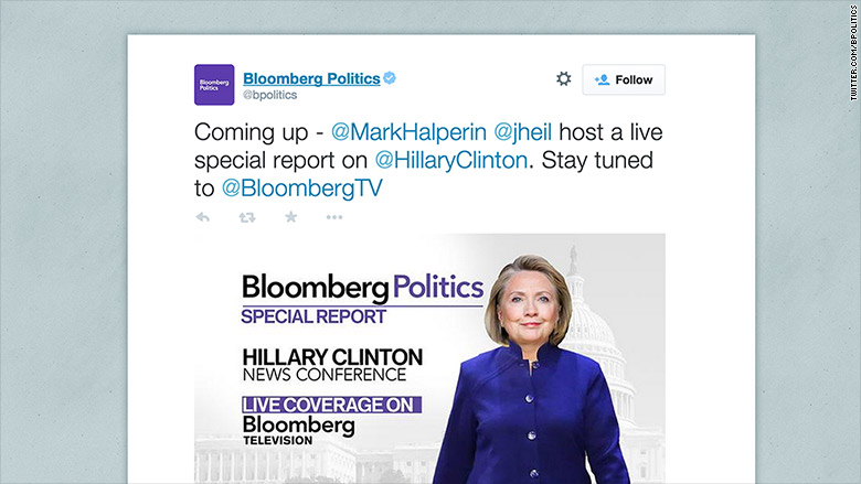 bloomberg hillary clinton