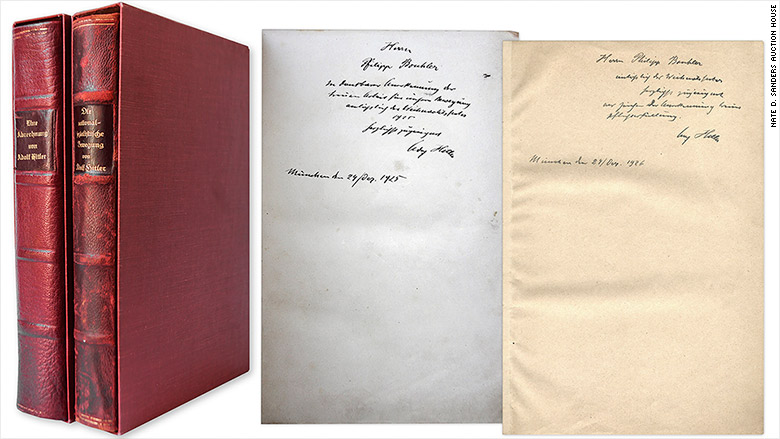 Mein Kampf Signed By Hitler Goes Up For Auction