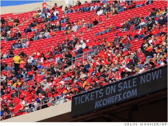 NFL Decade-Low Attendance Inspires New TV Blackout Rules