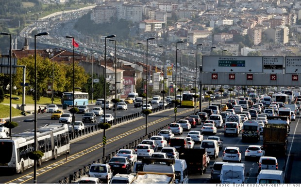 Istanbul - The world's worst cities for rush hour traffic - CNNMoney