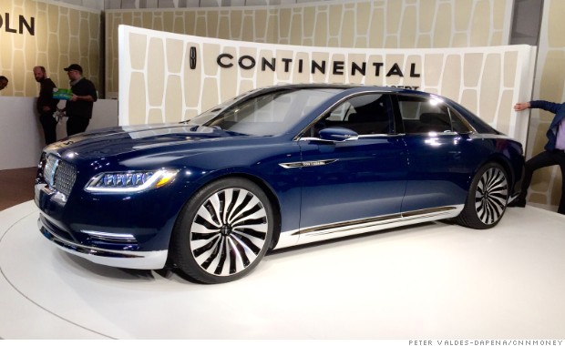 Ford's big Lincoln Continental is coming back - Mar. 30, 2015