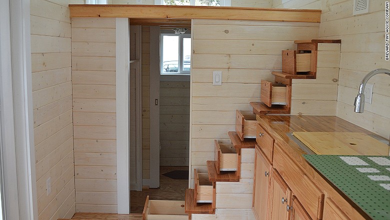 tiny home drawer staircase 