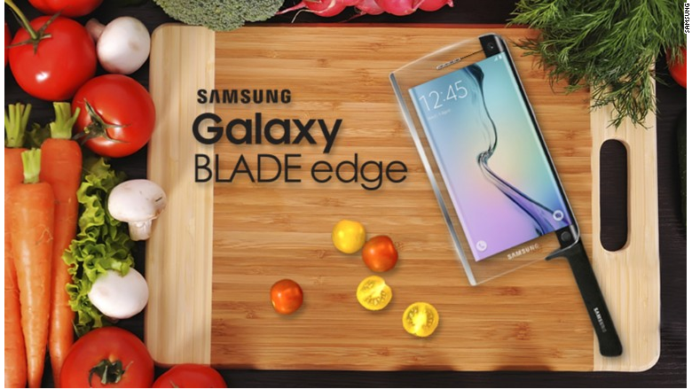 april fools samsung galaxy blade edge