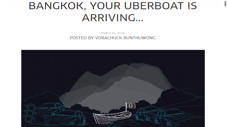 april fools uber boat