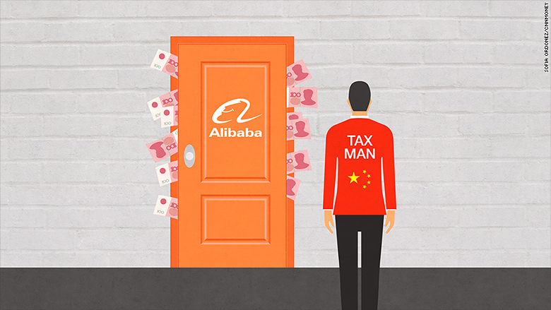 alibaba tax authorities