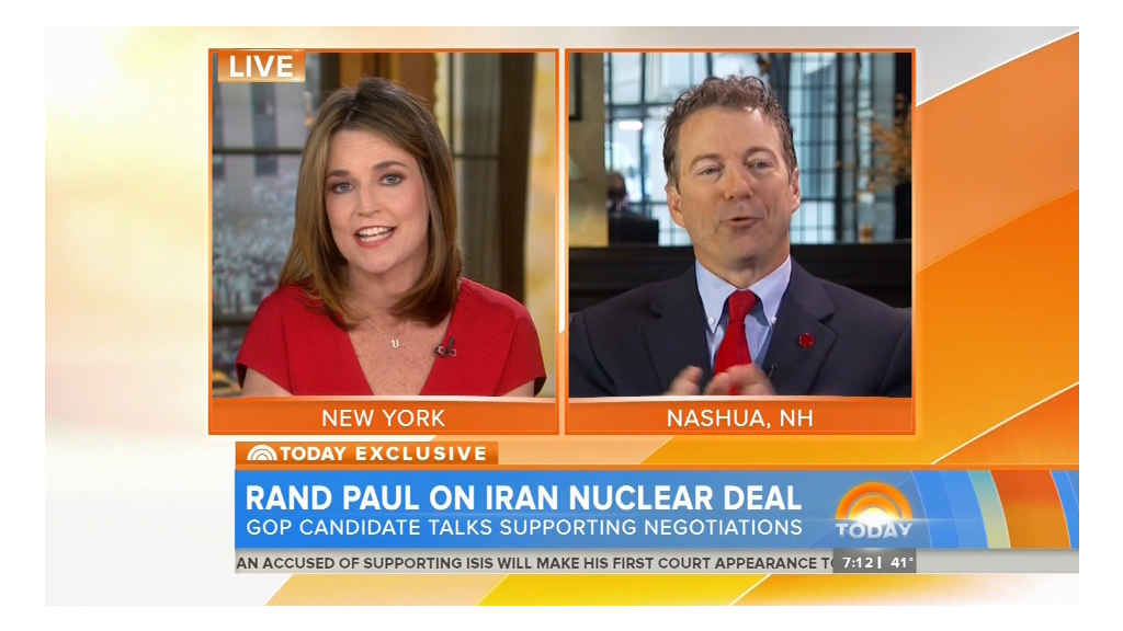 Rand Paul scolds 'Today' anchor Savannah Guthrie